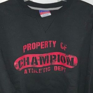 NWOT! Men’s Crewneck Sweatshirt. Black. Champion Size Large